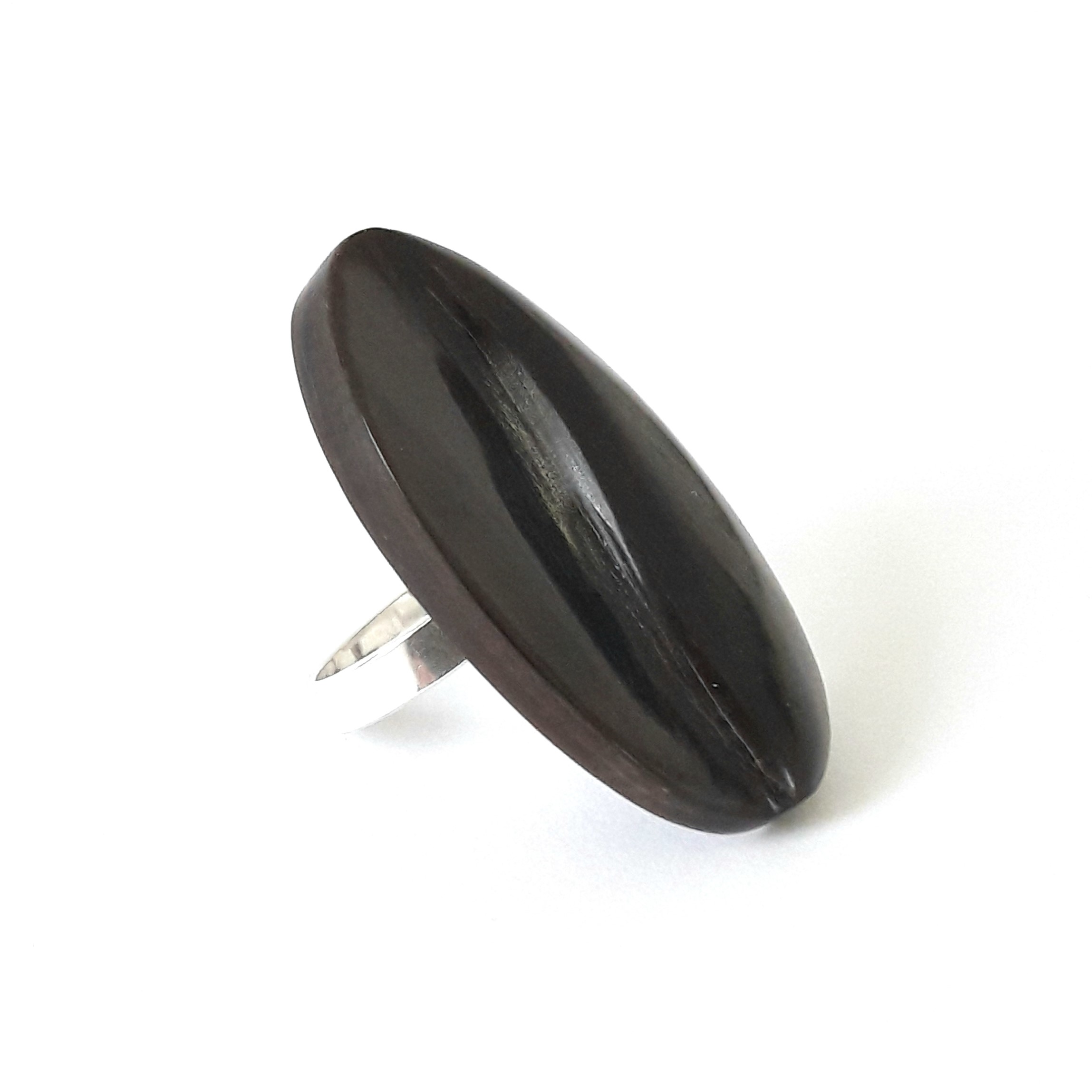 Sølv ring med horn 