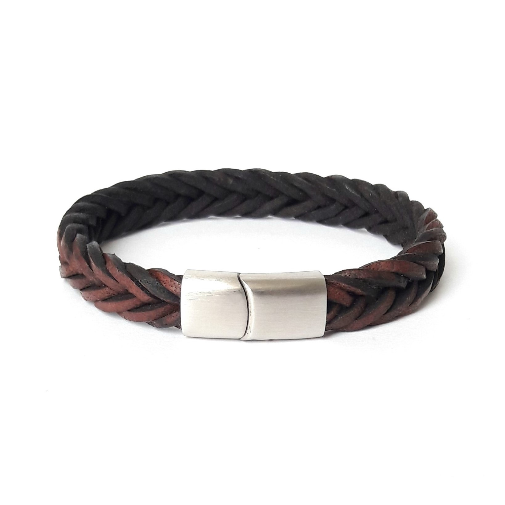 Herre smykker armbånd brun læder